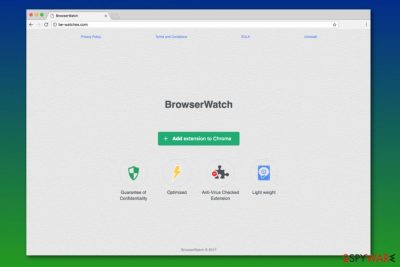 Image of BrowserWatch homepage