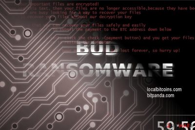 The image of Bud ransomware