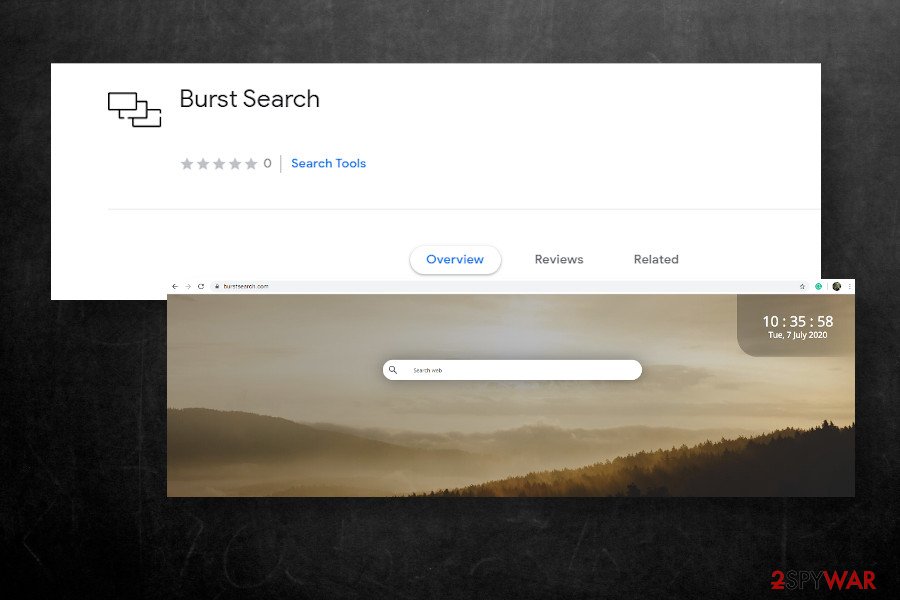 Burst Search hijacker