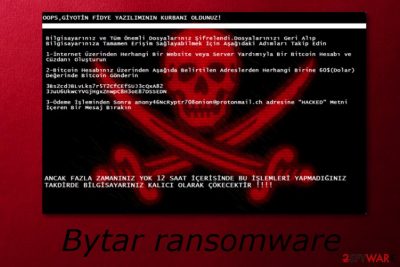 Bytar ransomware