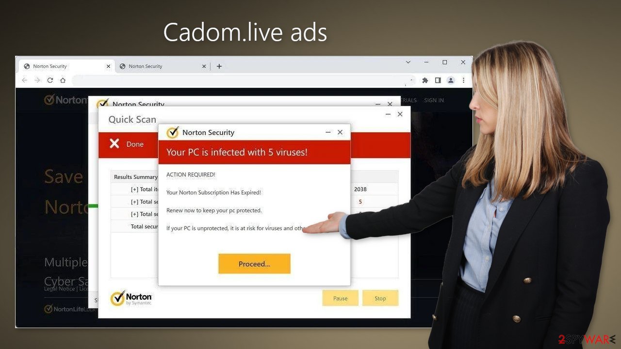 Cadom.live ads