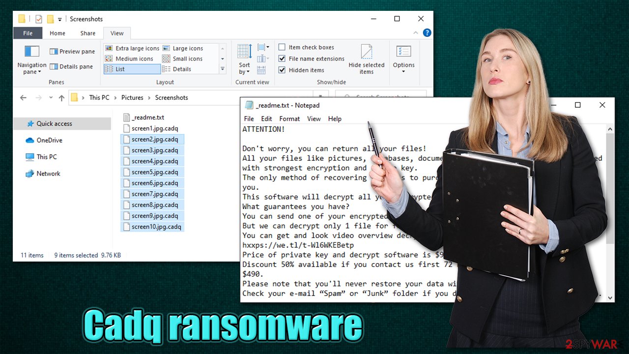 Cadq ransomware virus