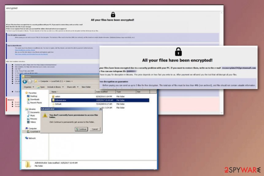 Cales ransomware virus