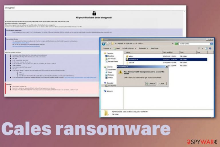 Cales ransomware