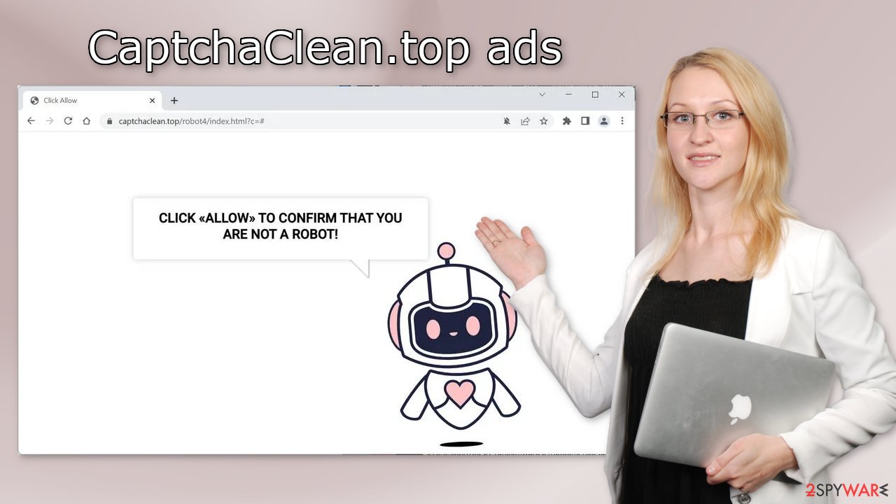CaptchaClean.top ads