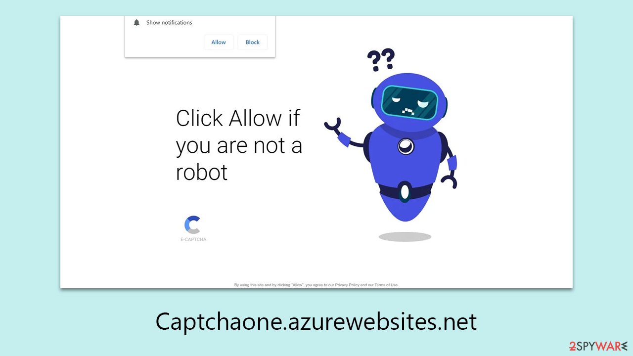 Captchaone.azurewebsites.net ads