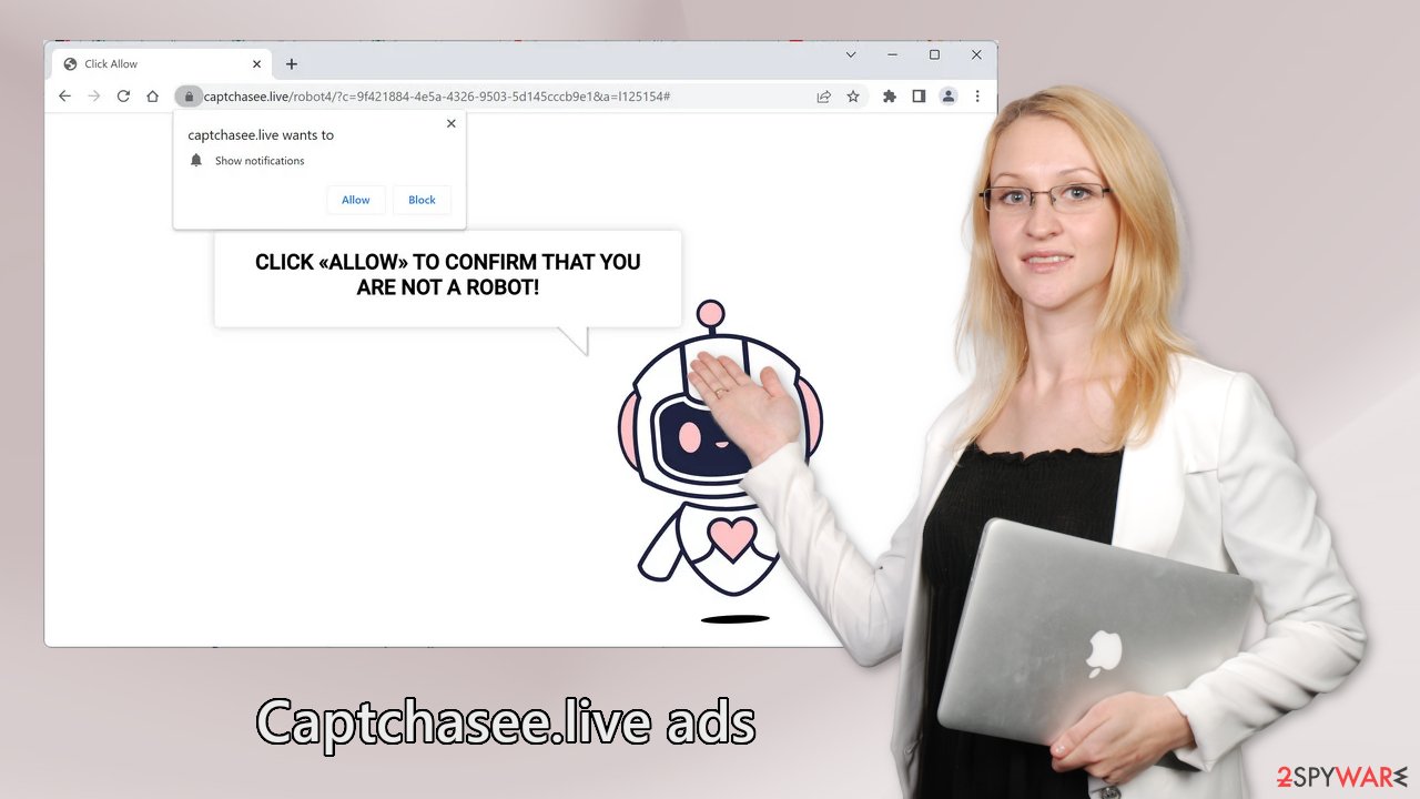 Captchasee.live ads