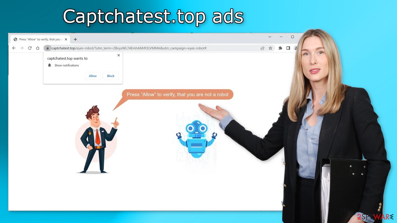 Captchatest.top ads