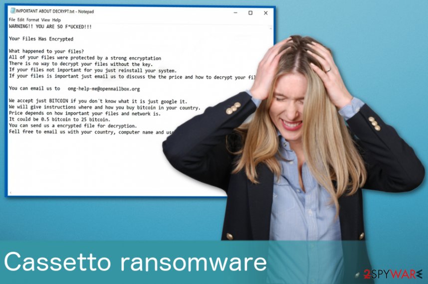 Cassetto ransomware virus