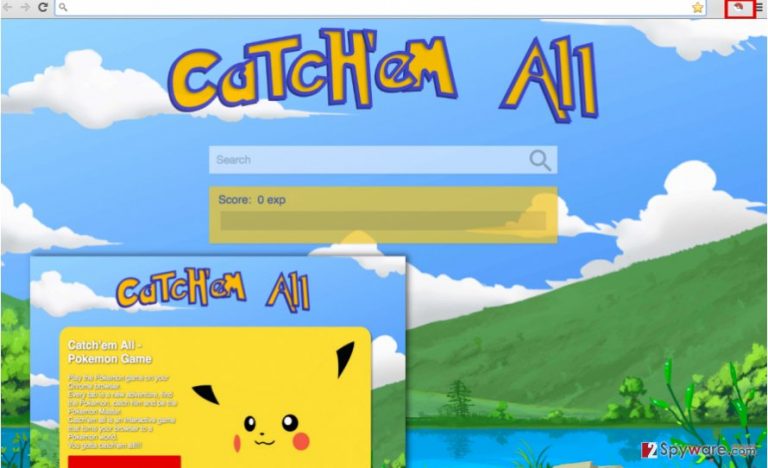 Catchem.newtab.online redirect virus