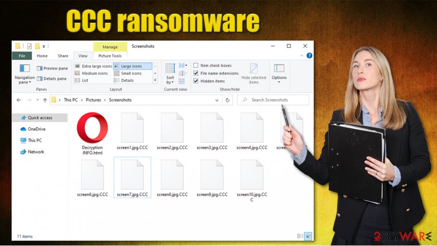 CCC ransomware virus