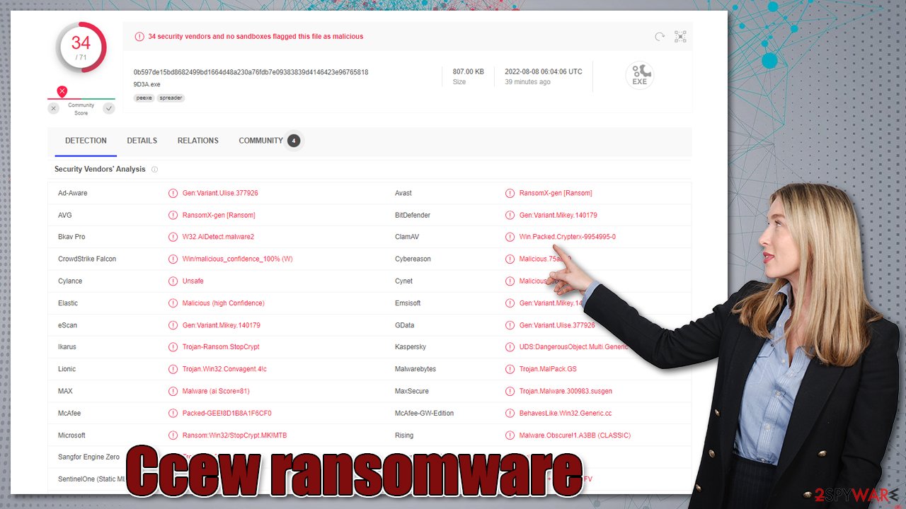 Ccew ransomware virus