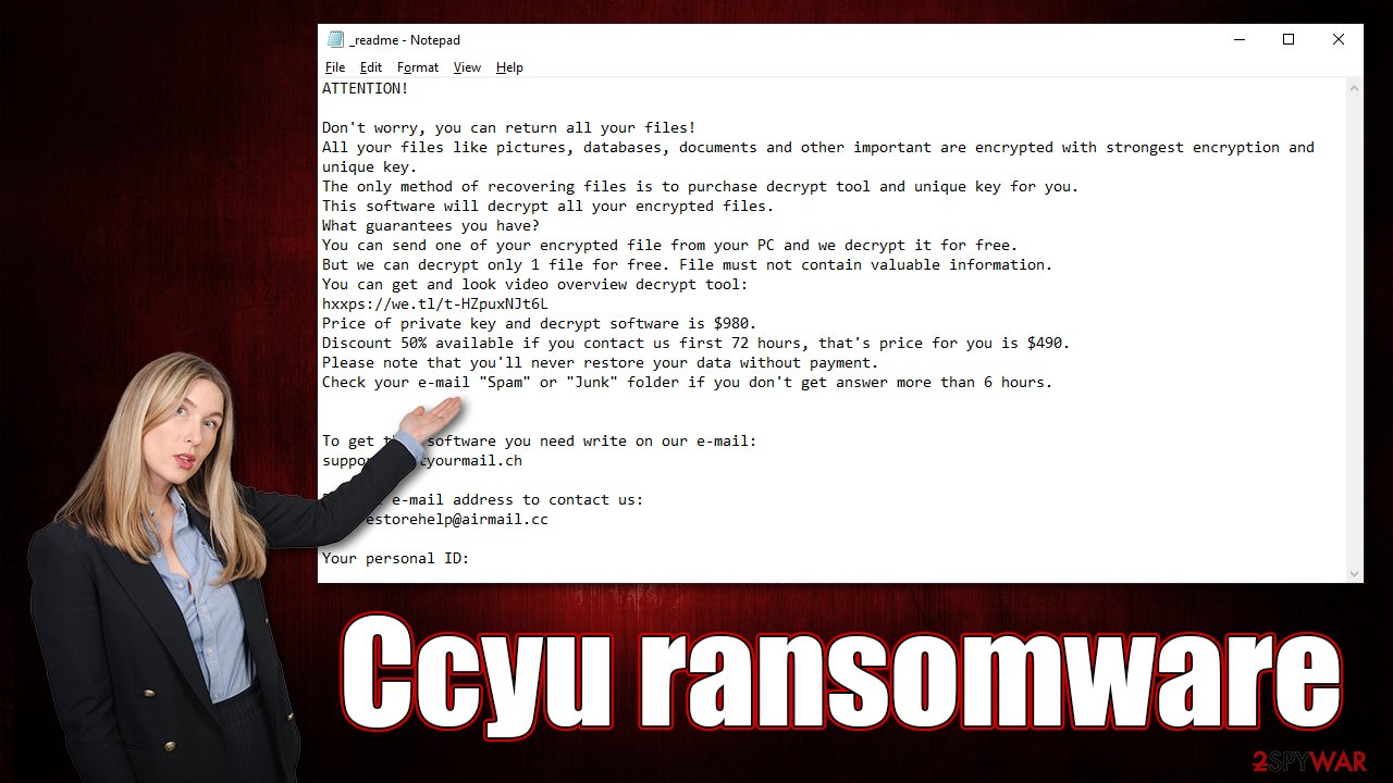 Ccyu ransomware virus