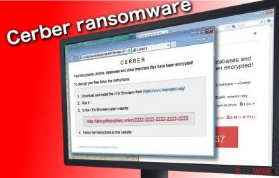 Cerber ransomware virus