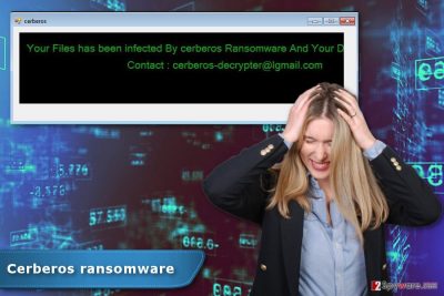 The image of Cerberos ransomware virus