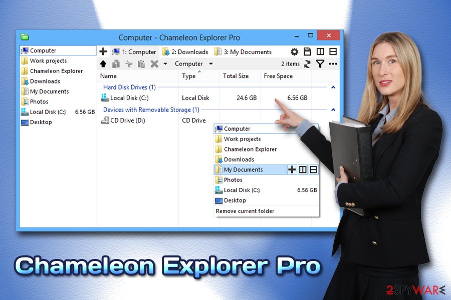 Chameleon Explorer Pro adware