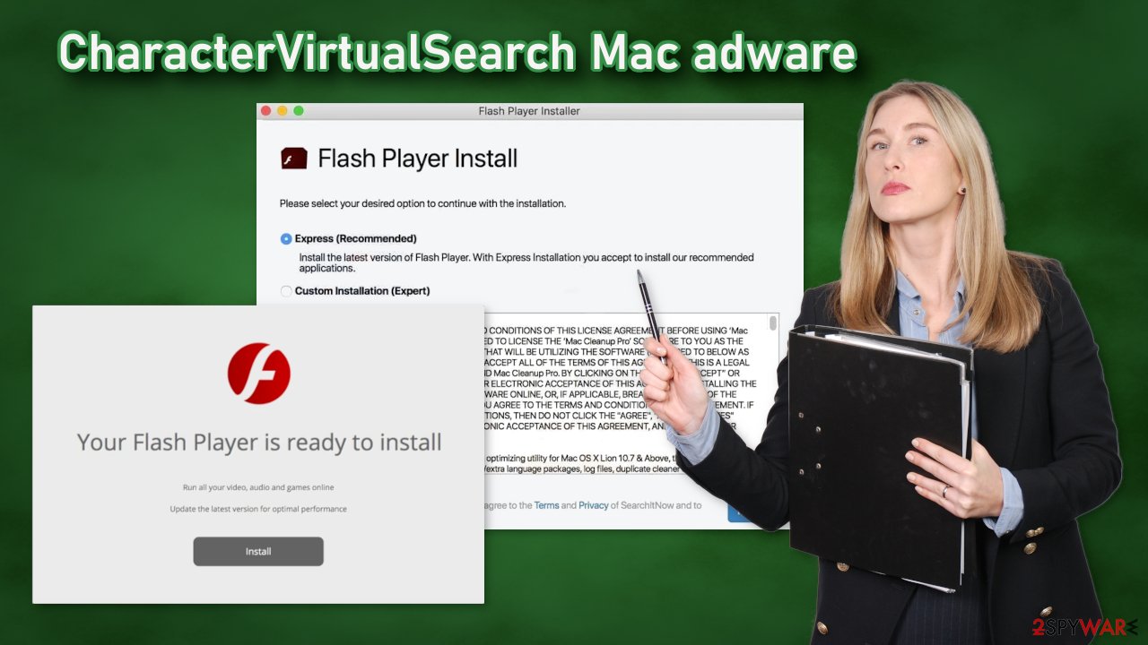 CharacterVirtualSearch Mac adware