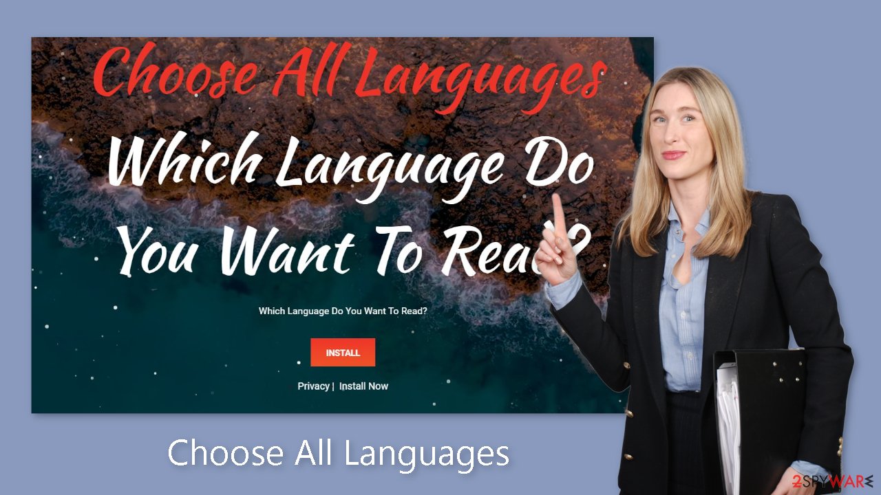 Choose All Languages