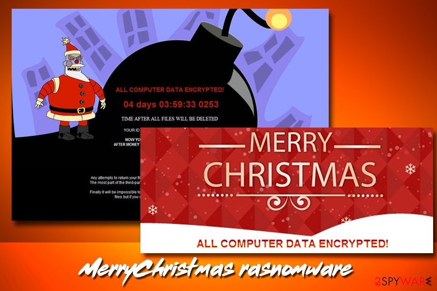 Christmas virus MerryChristmas ransomware