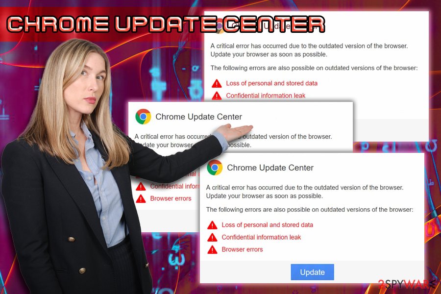 Chrome Update Center scam