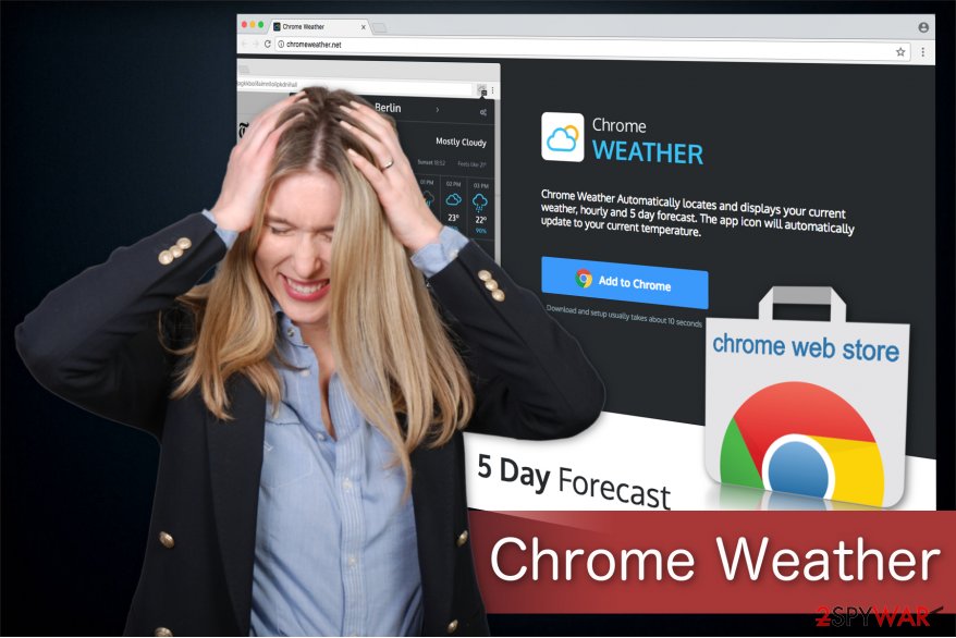 how can i uninstall chrome weather watcher app