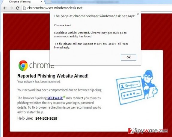 Chromebrowser.windowsdesk.net virus snapshot Chromebrowser.windowsdesk.net virus snapshot