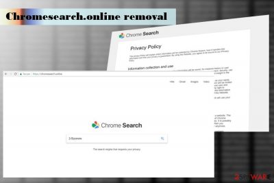 Illustration of the Chromesearch.online hijacker