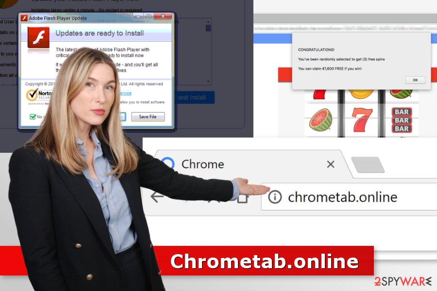 The picture of Chrometab.online virus