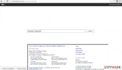 Chumsearch.com virus main page
