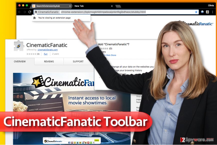 CinematicFanatic Toolbar screenshot