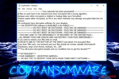 Ciop ransomware