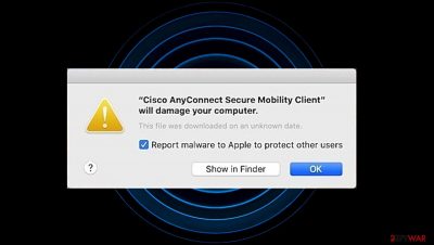 Cisco AnyConnect will damage your computer