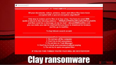 Clay ransomware 