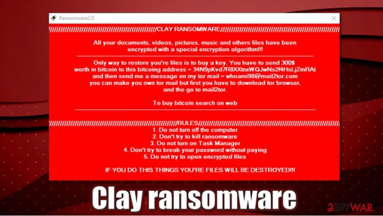Clay ransomware 