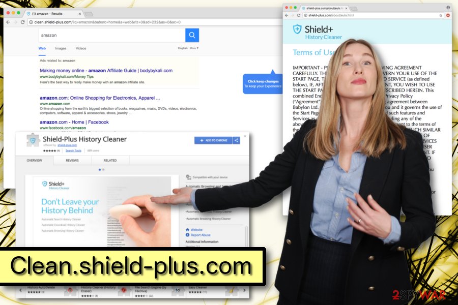 Displaying Clean.shield-plus.com