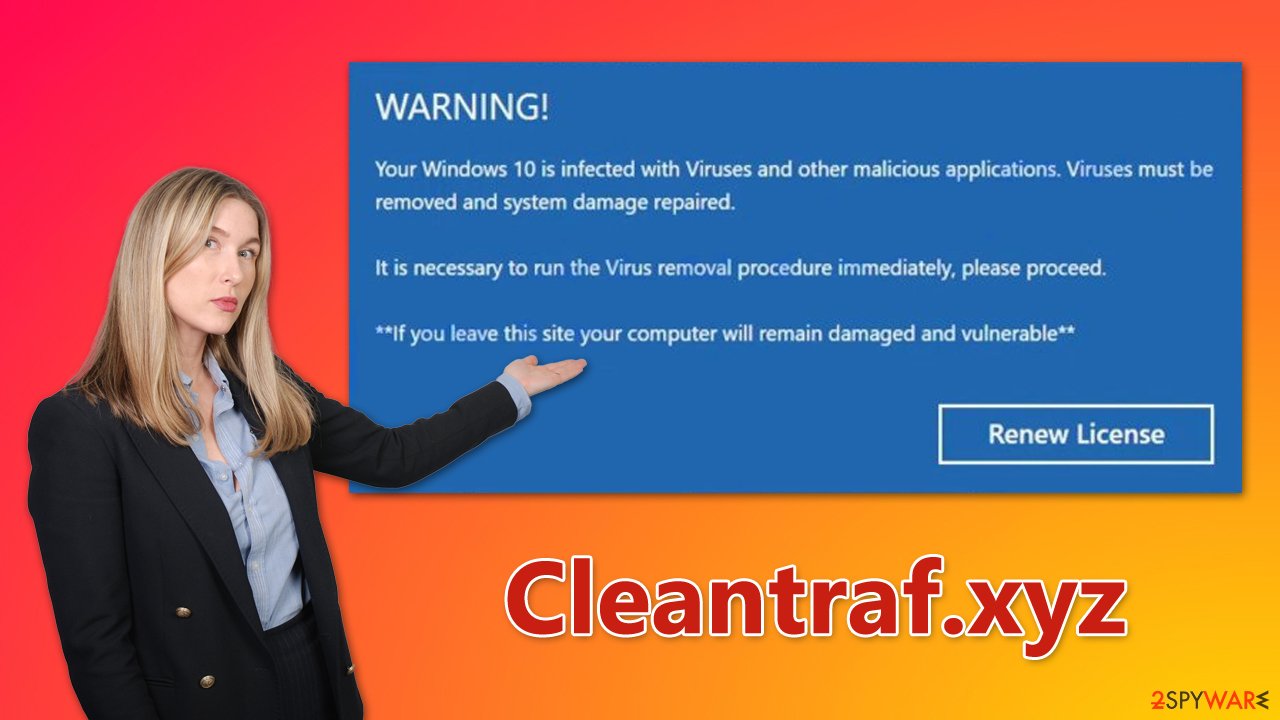 Cleantraf.xyz scam