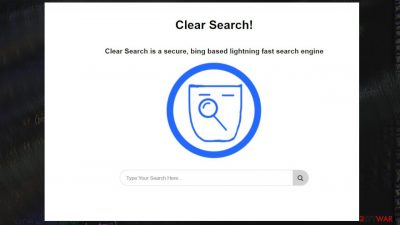 Clear Search browser hijacker