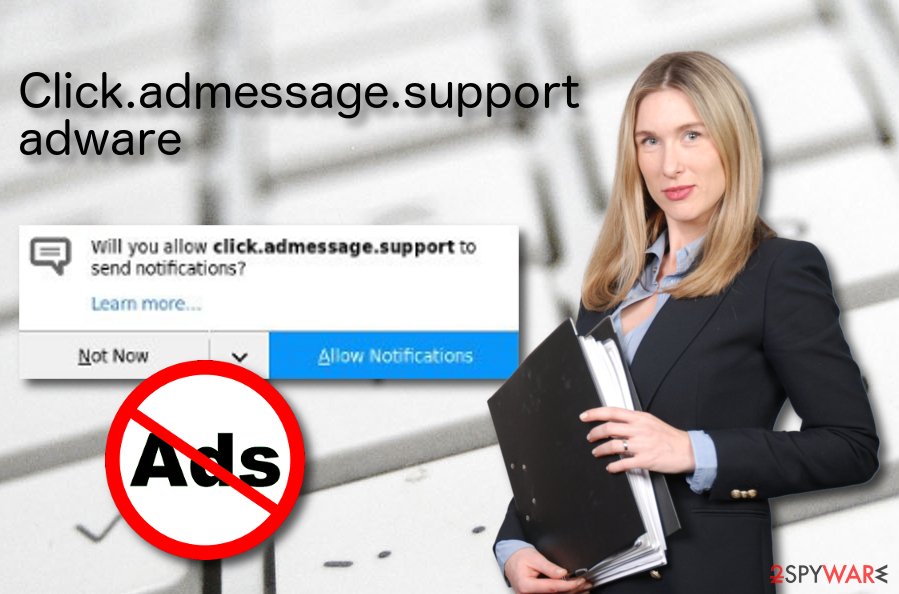 Click.admessage.support PUP