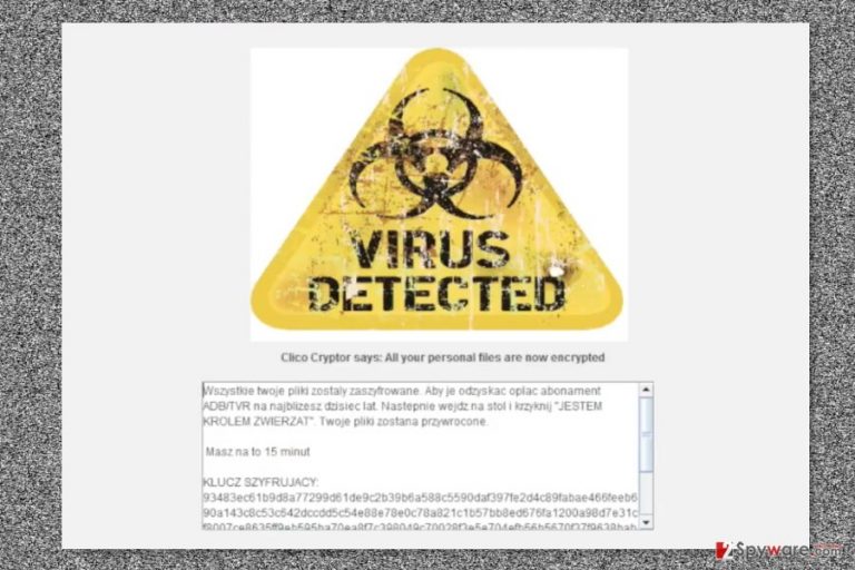 Ransom note by ClicoCrypter