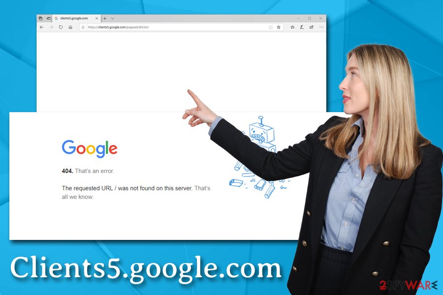 Clients5.google.com redirects