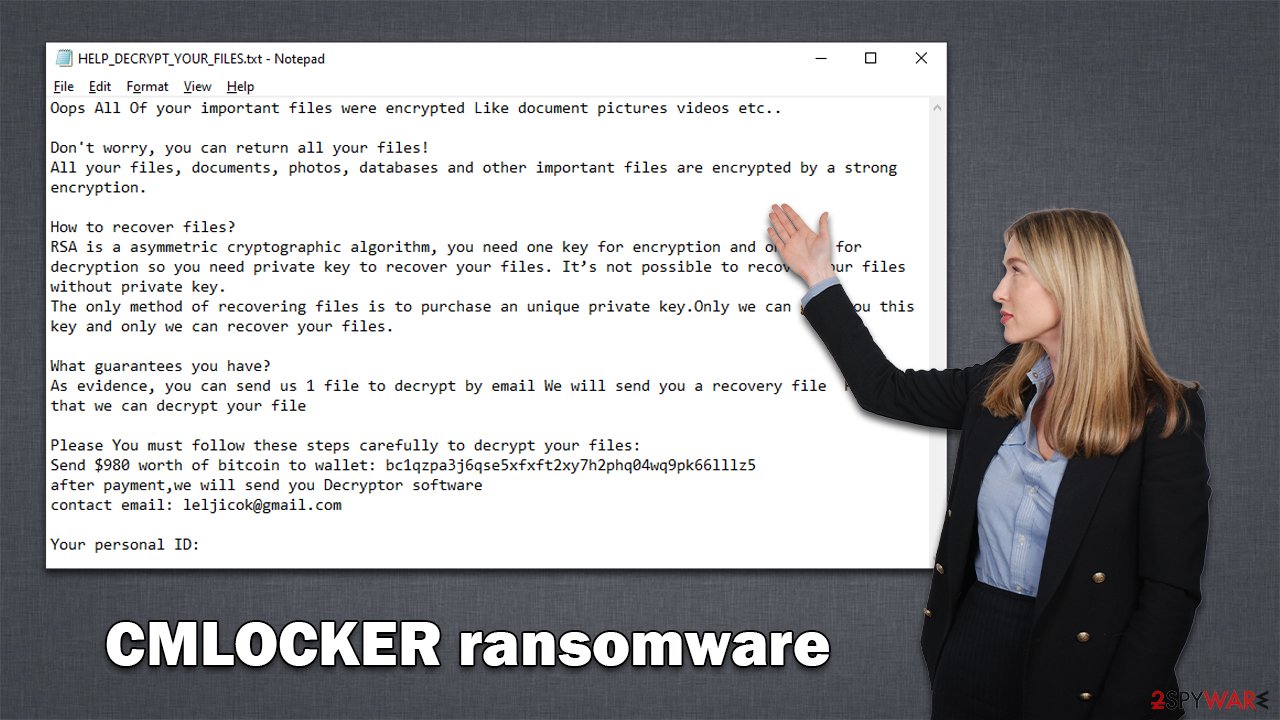 CMLOCKER ransomware virus