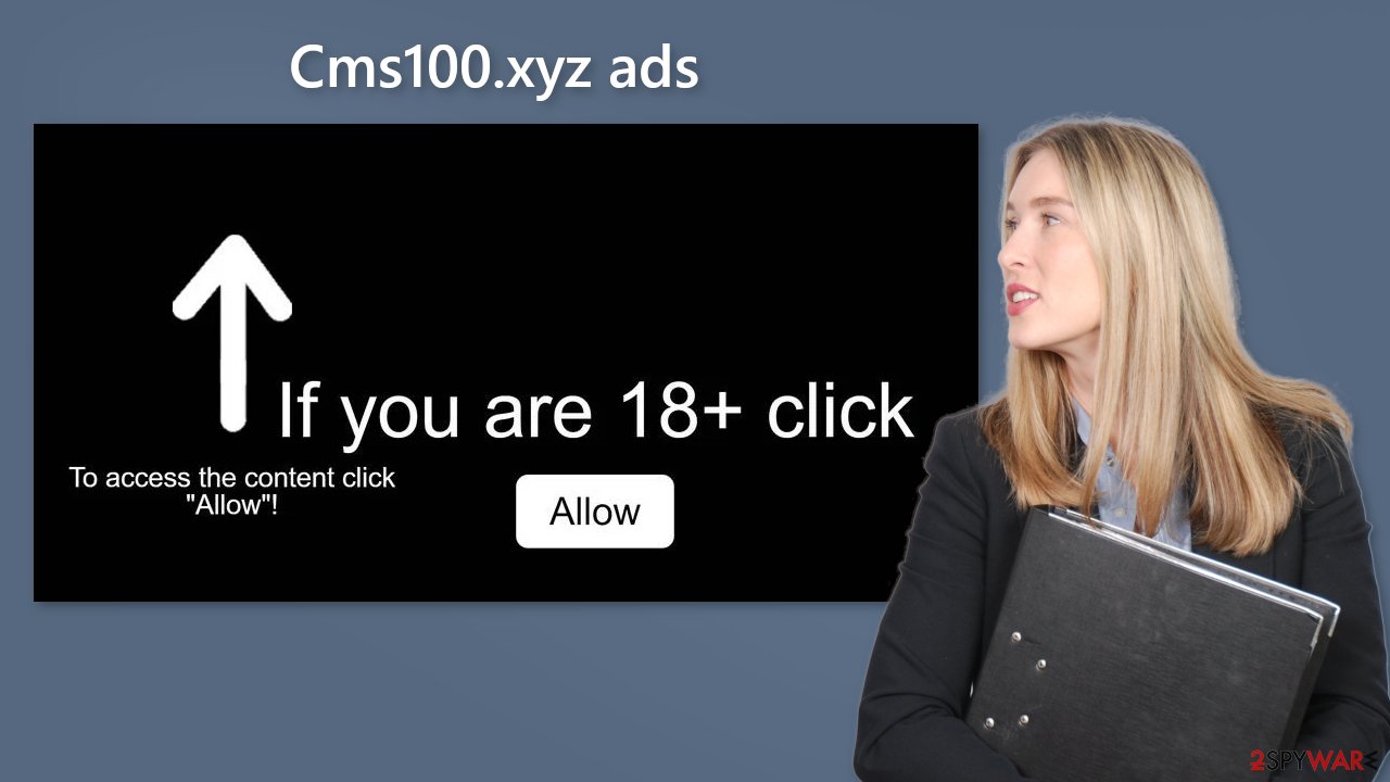 Cms100.xyz ads