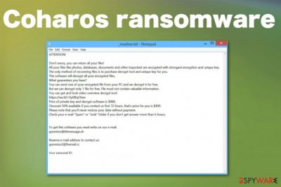 Coharos ransomware