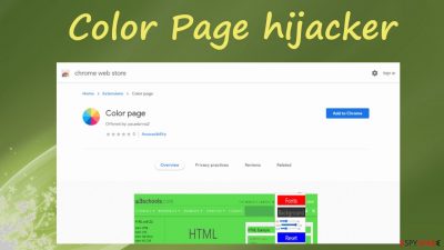 Color Page hijacker