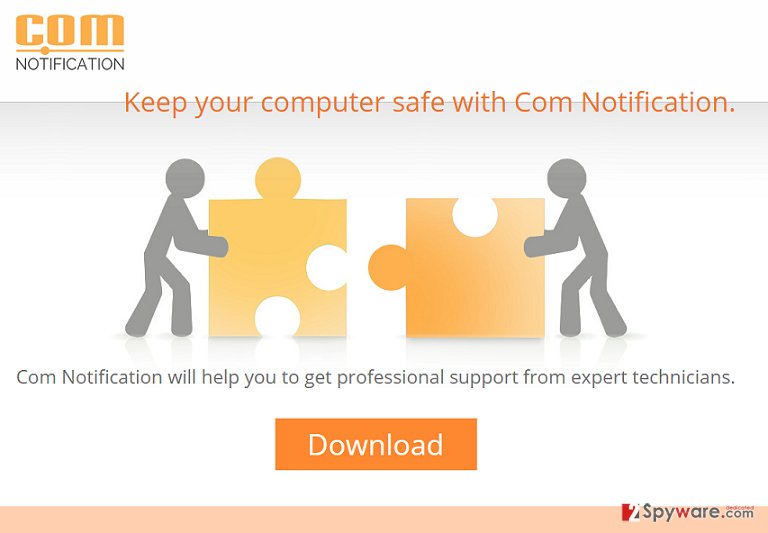 Com Notification adware snapshot Com Notification adware snapshot
