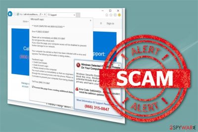 Computer Detected To Be Corrupted scam