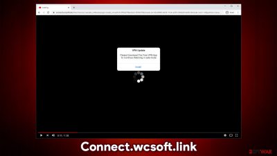 Connect.wcsoft.link scam
