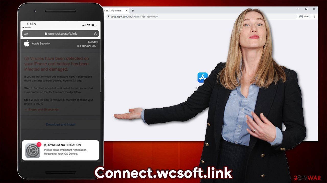 Connect.wcsoft.link virus