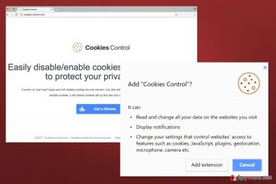 The picture of Cookies Control