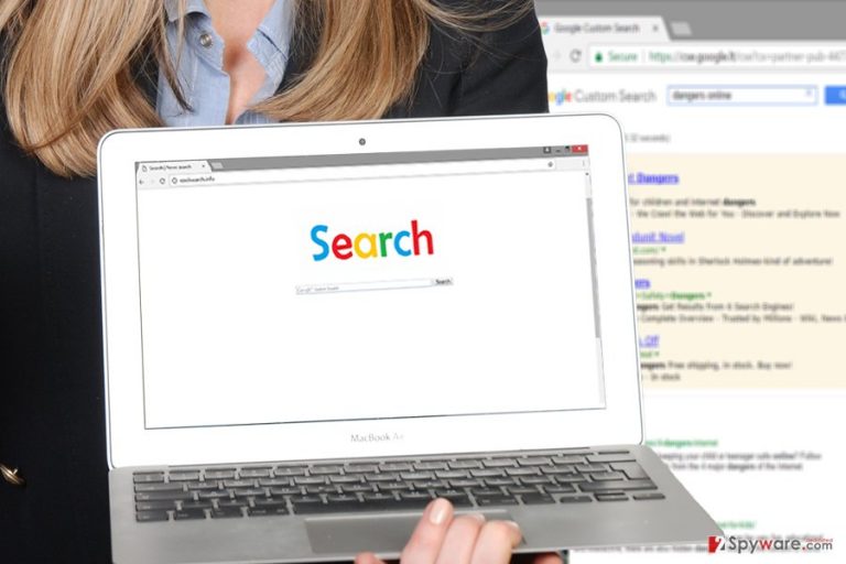Illustration of CoolSearch.info virus